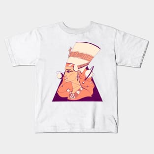 Peach Nefertiti and The Stars Kids T-Shirt